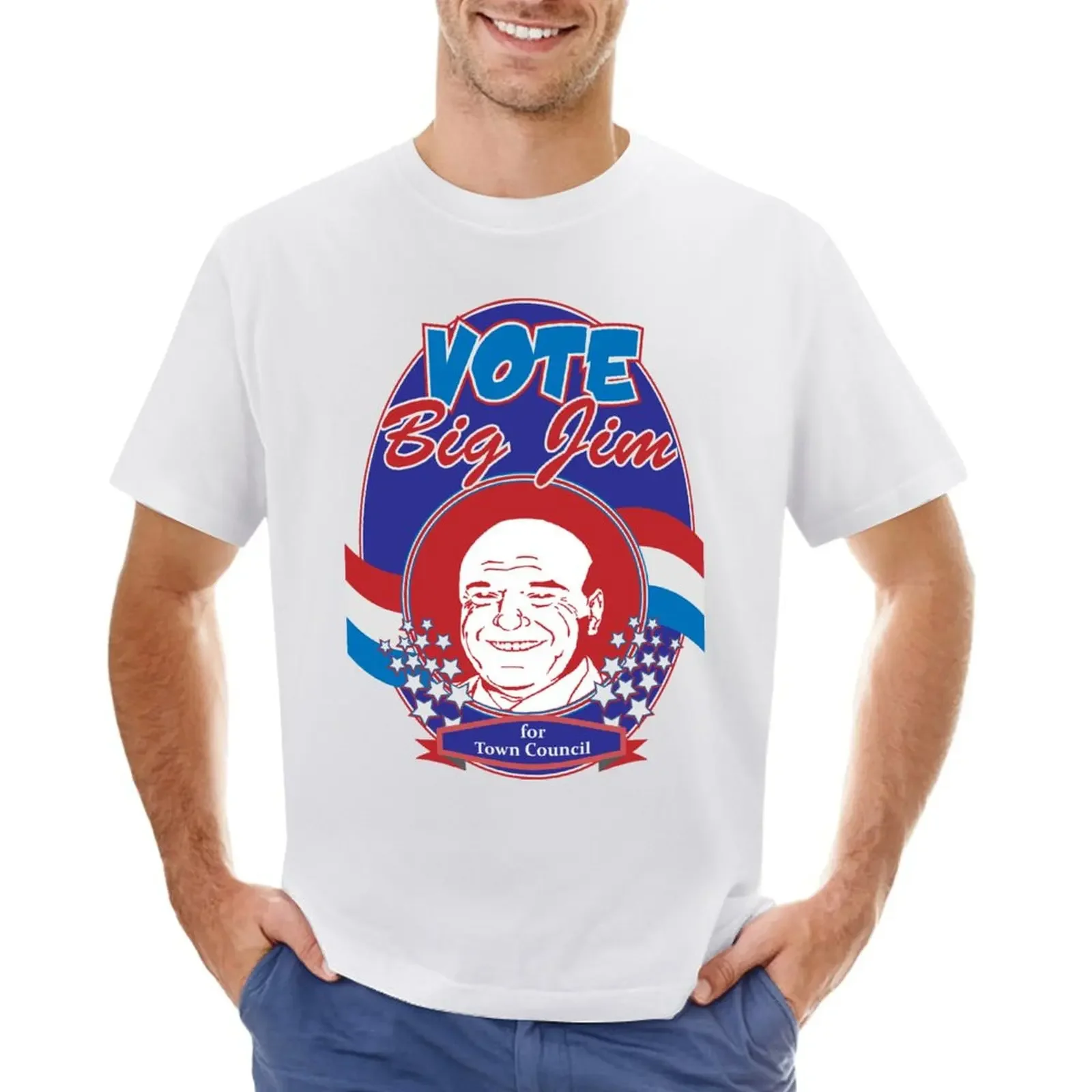 

Vote Big Jim! T-shirt plus size tops summer top mens graphic t-shirts hip hop