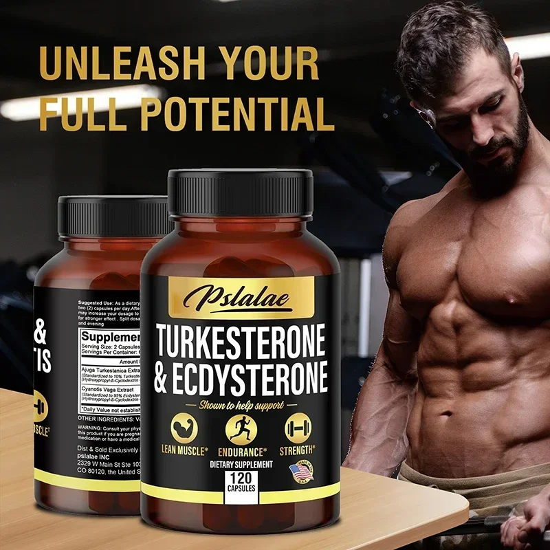 Turcosterone & Ecdysterone - 2-in-1 High Potency Turkesterone Supplement for Men & Women - Strength, Energy and Vitality
