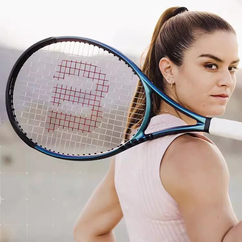 WILSON Original Tennis Rackets Single Play with Line Self-Practice Professional Beginner Elastic Tennis Racket Men Women racket