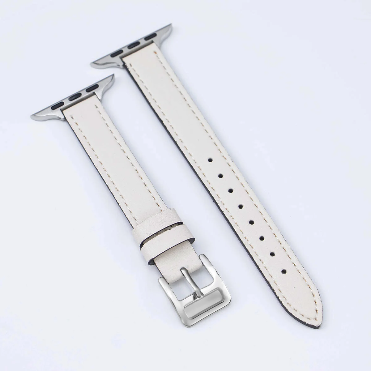 حزام جلدي نحيف لساعة أبل الترا 2 49 مللي متر 46 مل...