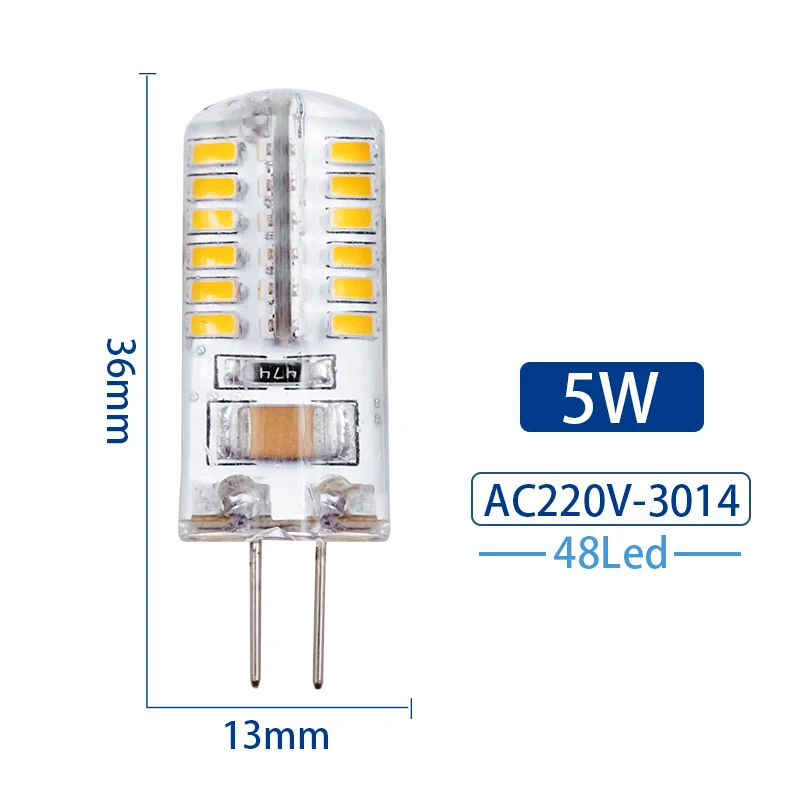 ตัวเลือกสินค้า 1-8Pcs G4 หลอดไฟ LED 2W 3W 4W 5W 7W 9W AC DC12V 220V ข้าวโพดโคมไฟ SMD2835 Spotlight โคมไฟระย้าเปลี่ยนหลอดฮาโลเจน