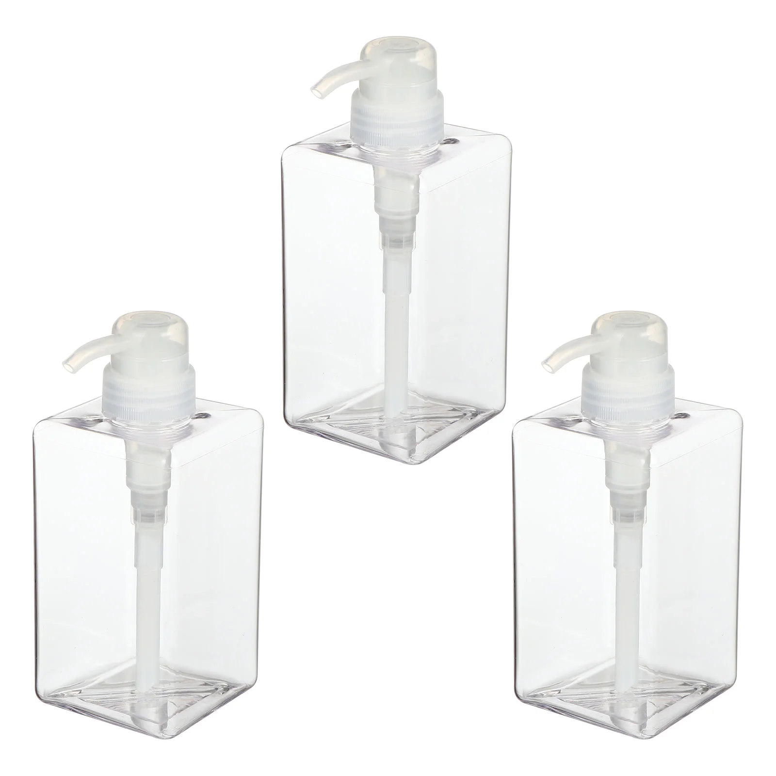 

3 Pcs Lotion Shower Gel Bottle Pump Portable Dispenser Bottled Refillable Pet Empty Bottles