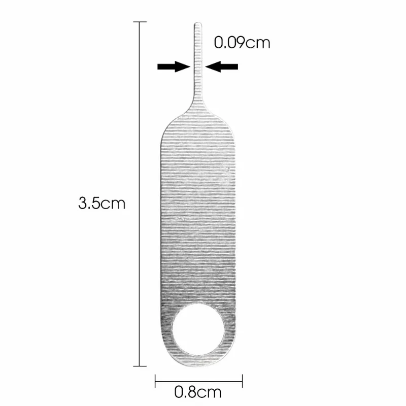 Sim Card Tray Ejector Eject Pins Key Removal Tool for IPhone IPad Samsung Huawei Xiaomi Tablet Universal Metal Removal Needle