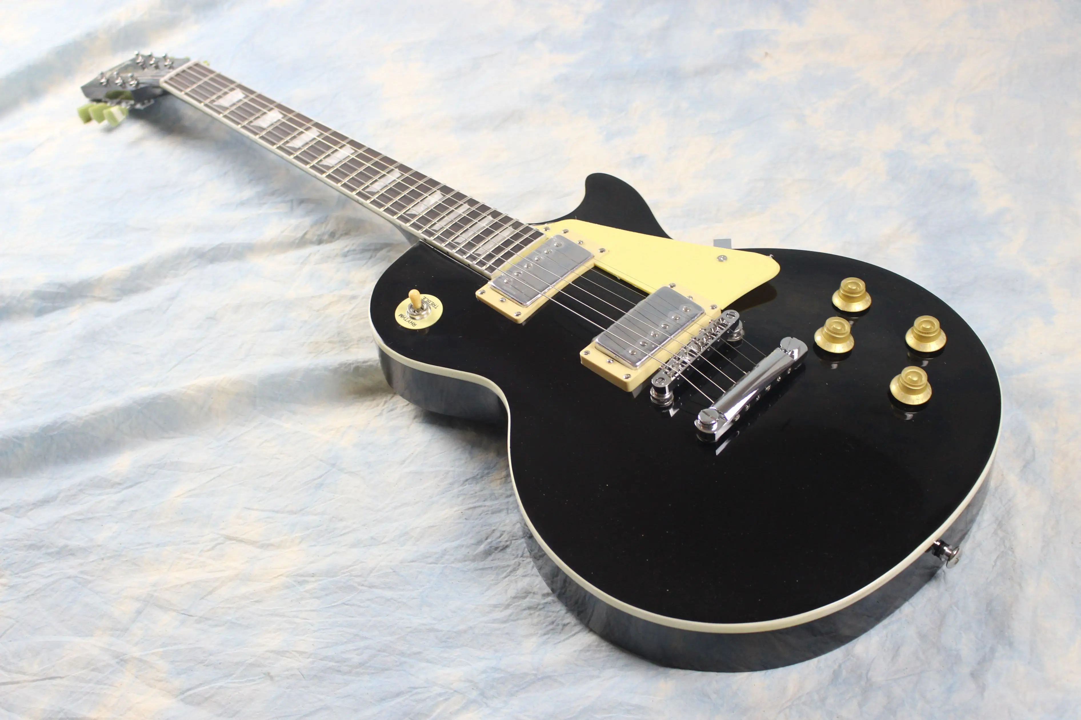 Headless Electric Guitar LP Mahogany Chrome Hardware