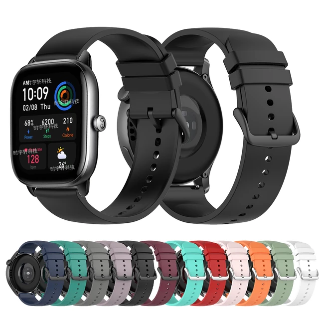 Correa de repuesto para Amazfit GTS 4/2, Mini correa de silicona para Amazfit  GTS 3, correa para GTS GTS 2, pulsera, correa de reloj Tan Jianjun unisex