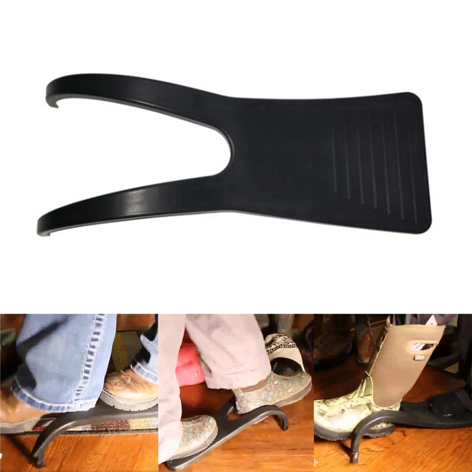 

New Conveinet Shoe Remover Lightweight Portable Black Heavy Duty Boot Puller Sole Scraper Cleaner Remover Shoe Accessories