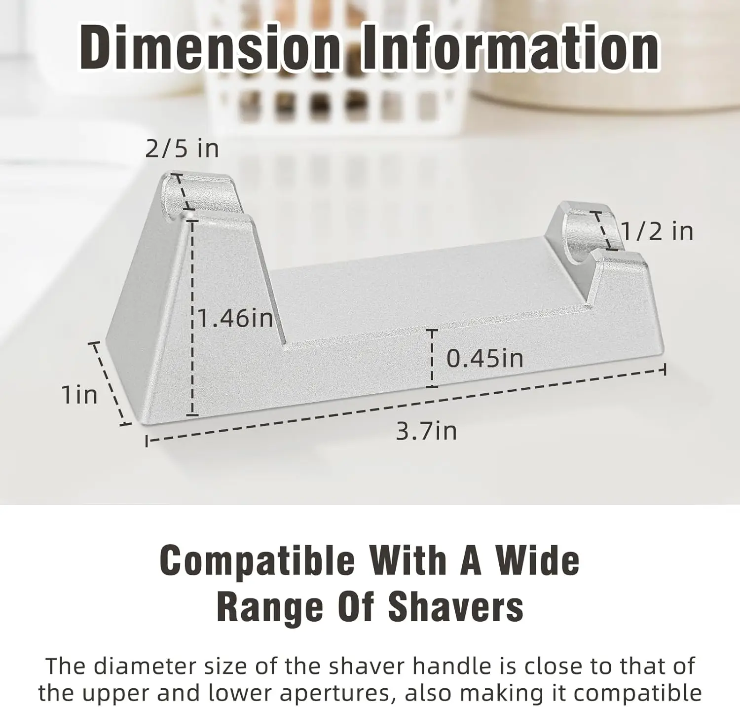 Razor Stand - Lightweight and Highly Durable Safety Razor Stand for Henson AL13, Henson AL13-M, Henson Ti22 5