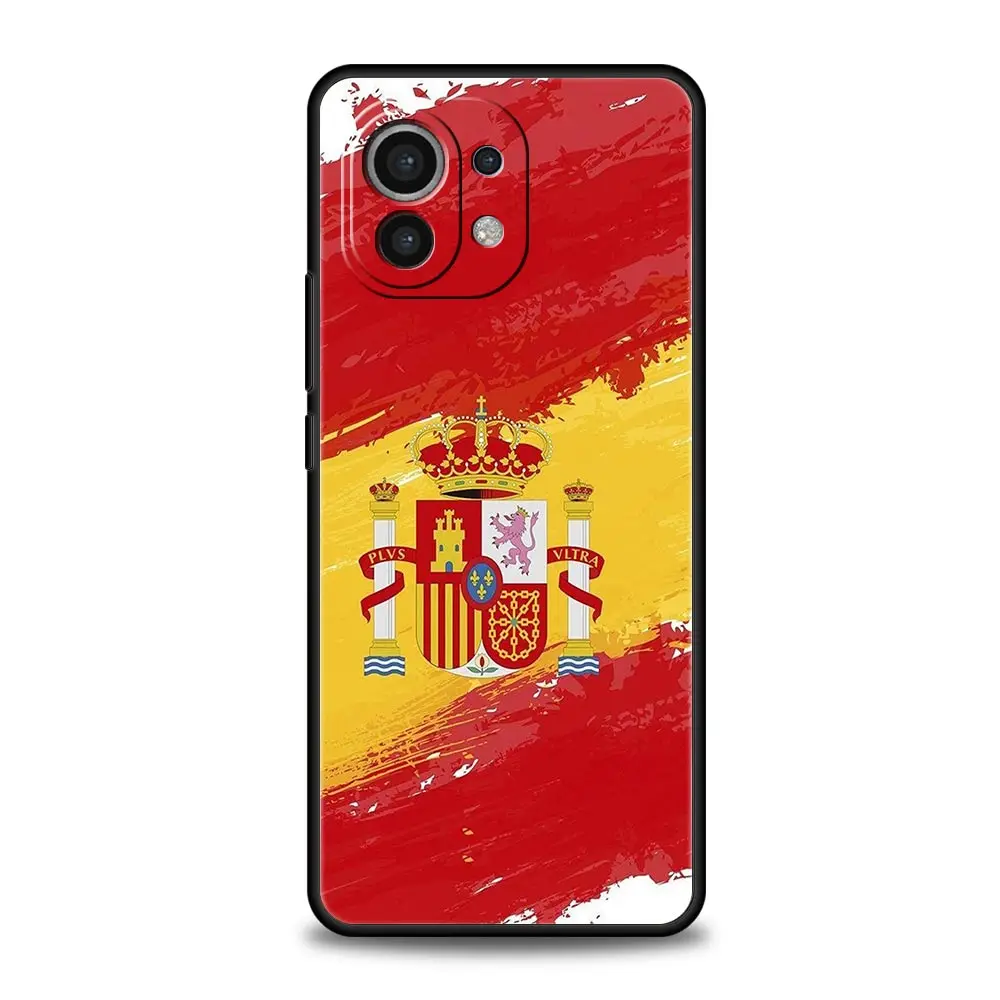 Soft Silicone Spain Flag Phone Case