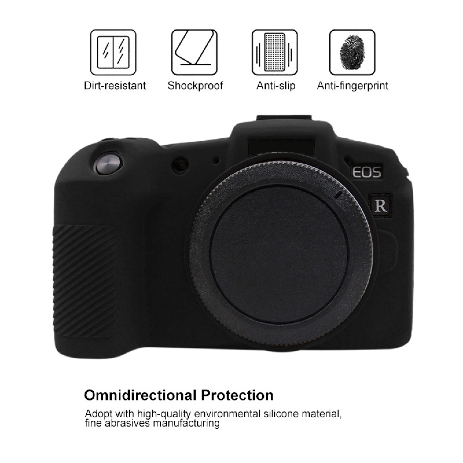 PULUZ Soft Silicone Protective Case for Canon EOS RP Camera Protective Case Cover