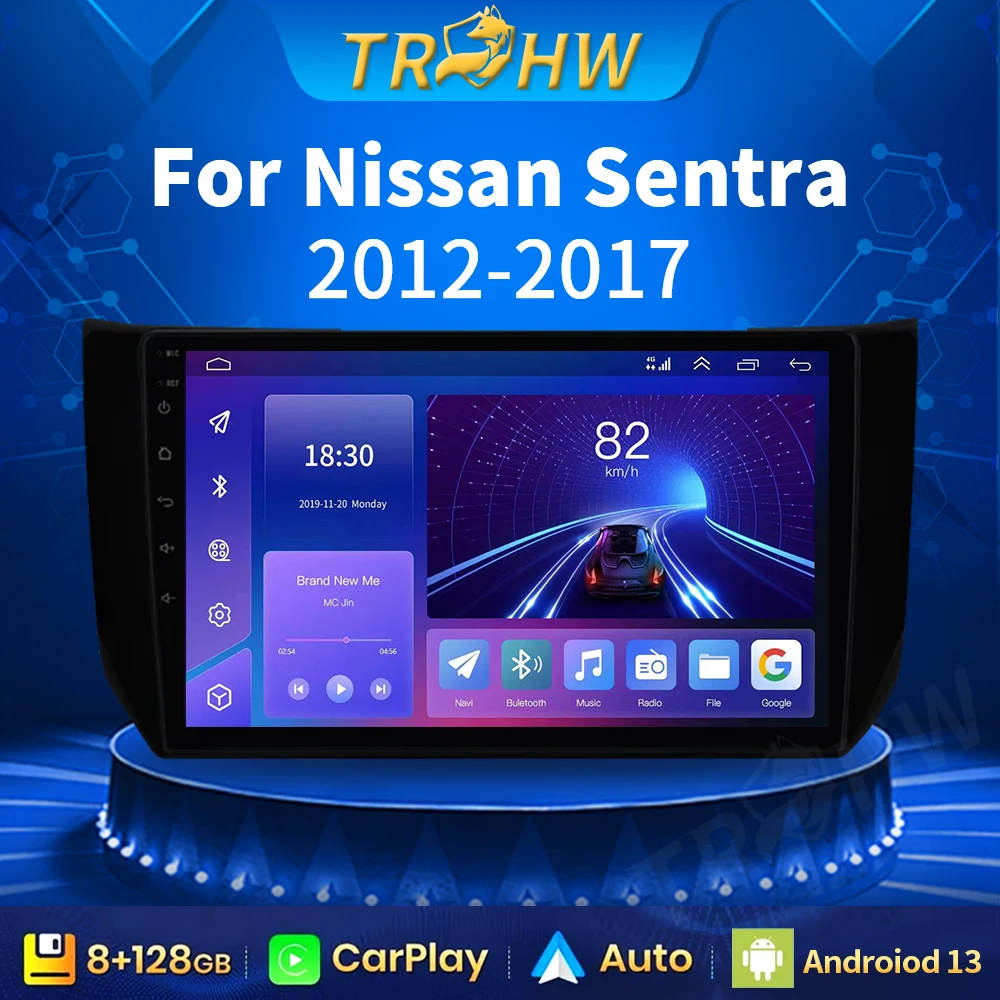 

For nissan sylphy b17 sentra 2012 2013 2014 20152016 2017 2018 head unit 1080*720 hd auto auto radio gps navigatie speler stereo
