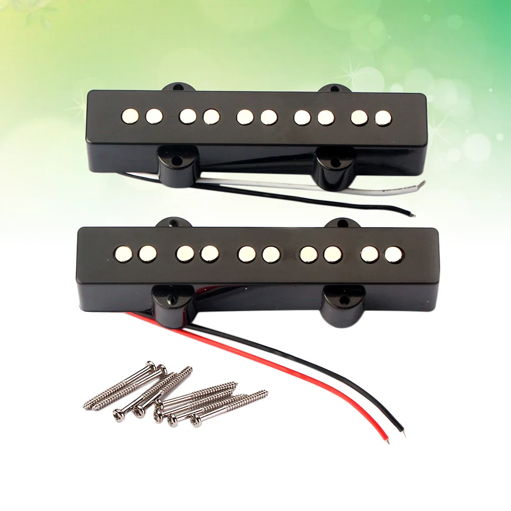 

Electric Bass Pickups Bridge Neck Pickups Set for Jazz JB Bass Guitar Open Style Guitar Parts and Accessories GMB08