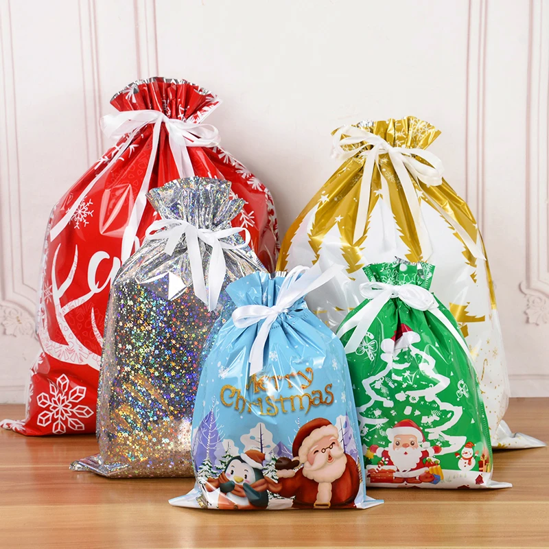 Favor Bags Christmas Goody Bags For Kids 3/5pcs Merry Christmas