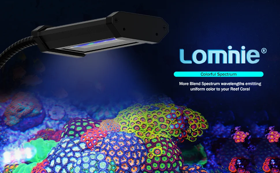 Lominie-Bar 10 LED Aquarium Light, Full Spectrum, 2-Channel