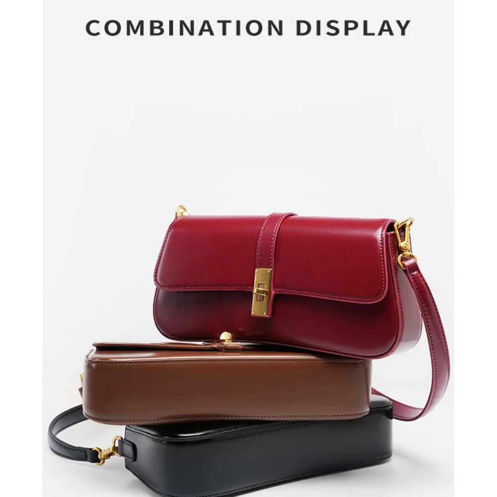 Leather Handbag Vintage Fashion Genuine Leather Handbag For Women