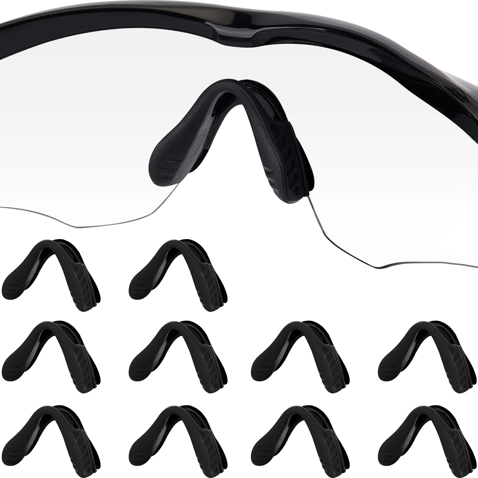E.O.S Silicon Rubber Replacement Black Nose Pads for Oakley M2 Frame XL ...
