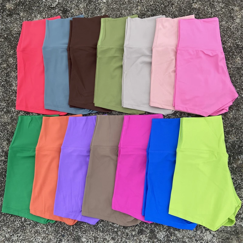 Women Sports Shorts yoga gym high waist workout plus size fitness short leggings running cycling tight sportswear