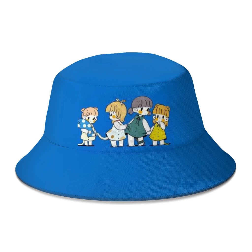 

Панама с мультяшным рисунком Y2K для мужчин и женщин, модная пляжная Панама с большими полями, Солнцезащитная шляпа