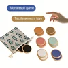 Children Montessori Tactile Board Sensory Toys Matching Game Tactile Classification Color Cognition Parish Memory Training Toys 4