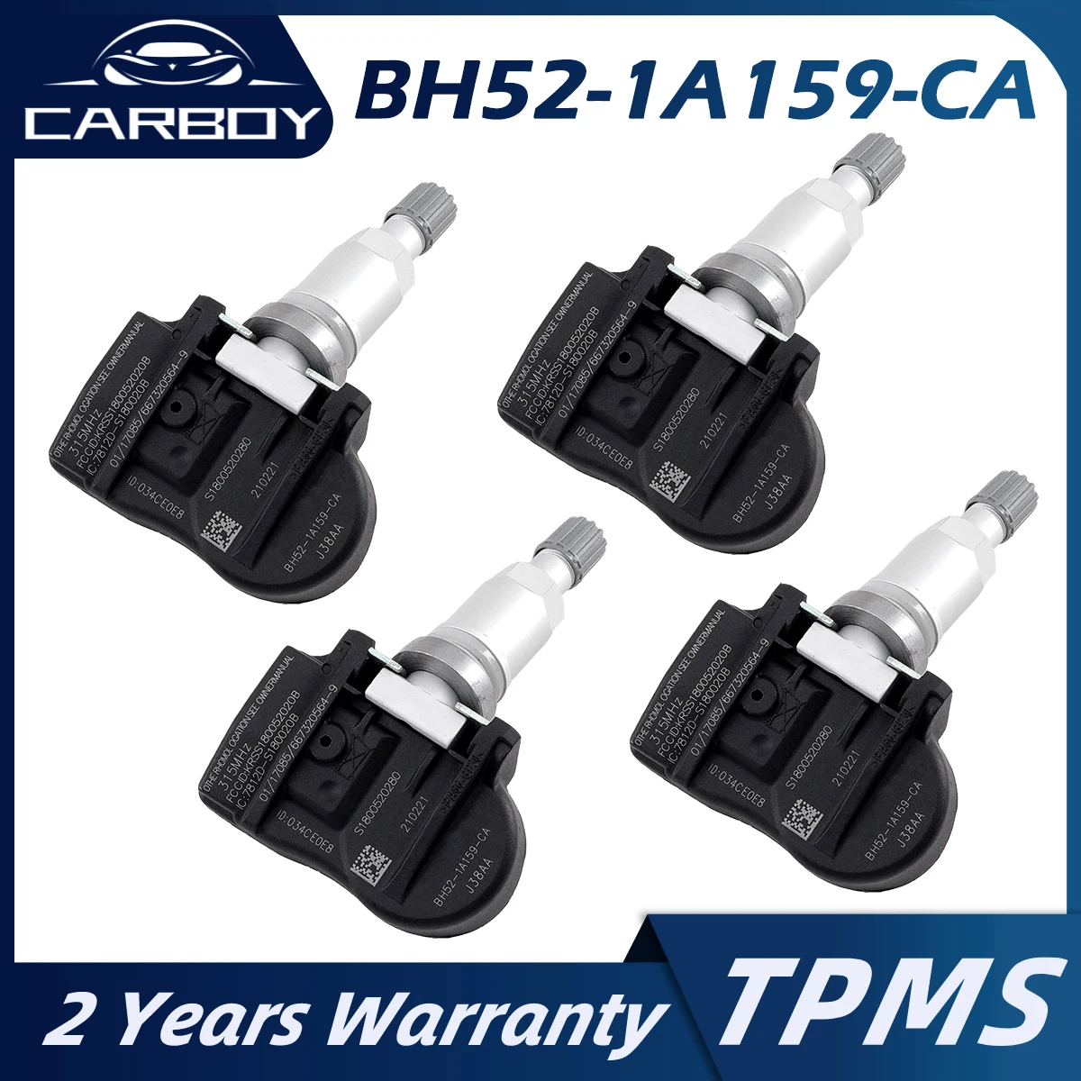 

BH52-1A159-CA TPMS Sensor For Land Rover Discovery LR2 LR3 LR4 Range Rover Sport Jaguar XF Tire Pressure Monitor Sensor 4PCS