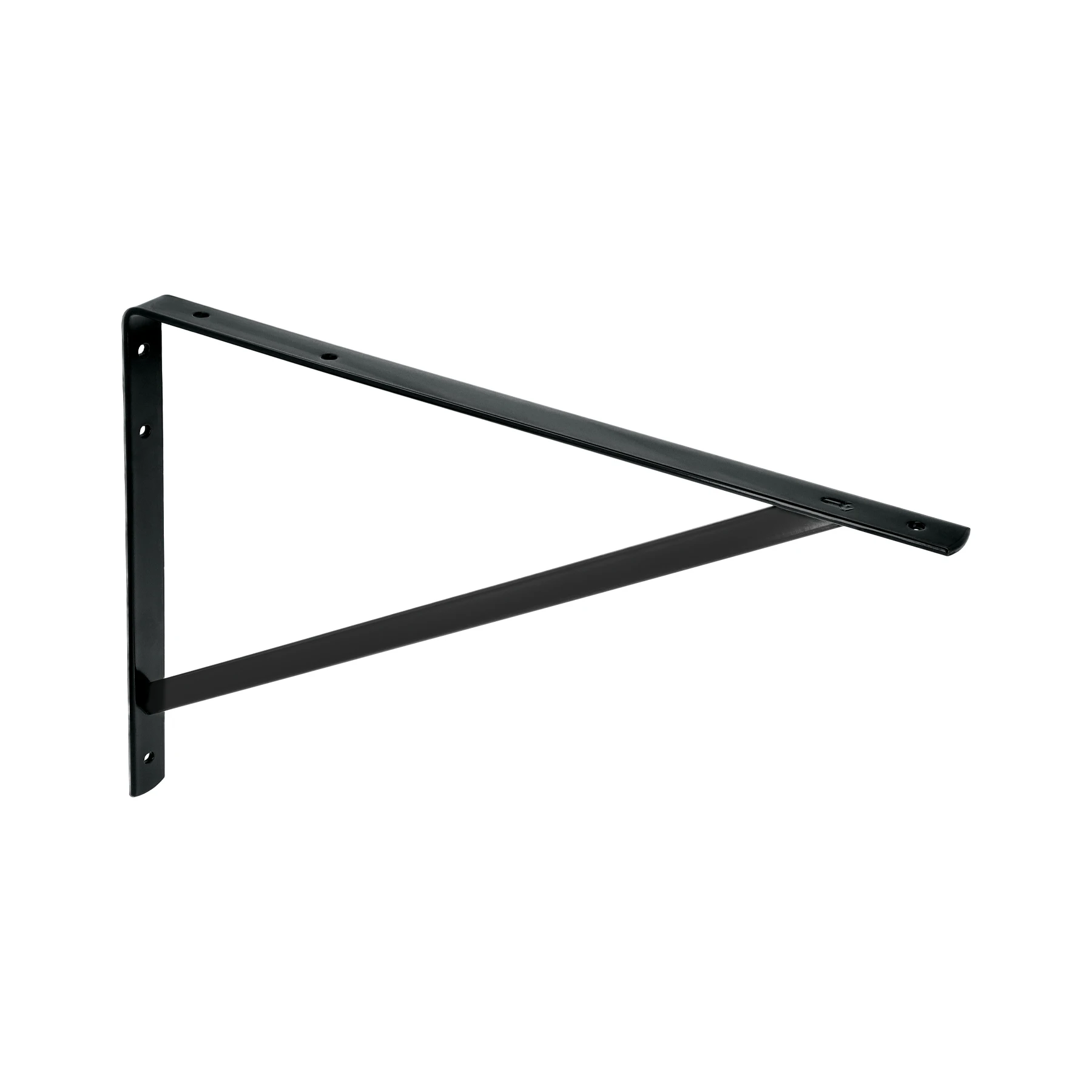 2pz Ménsula de acero reforzada negra 13 x 20', FIERO 44678