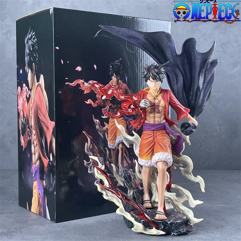 

Luffy GK Коллекционные фигурки, нулевой призрак, остров, резонирующие властительство Сакура, четыре или пять императоров, офисные украшения, игрушка