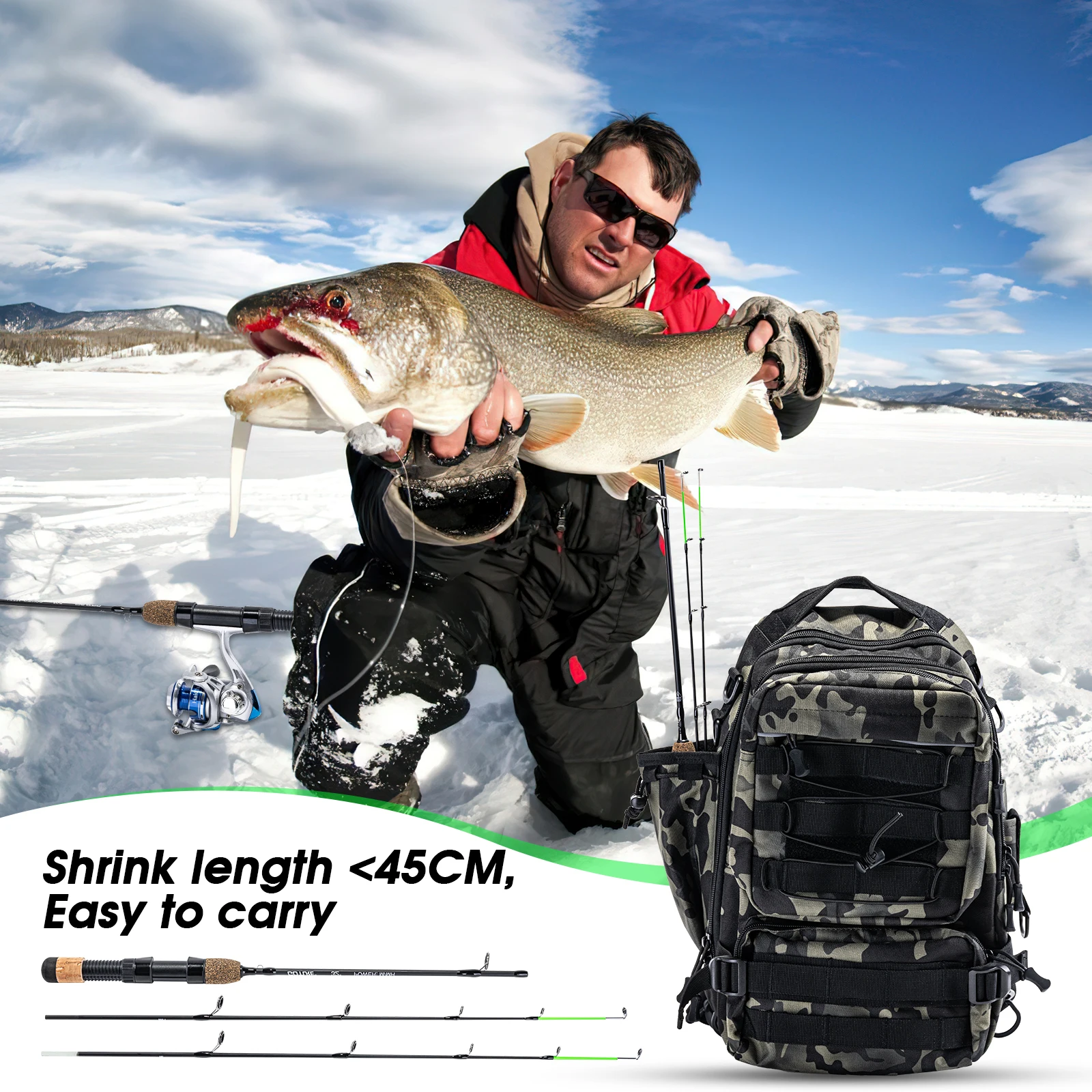Winter Ice Fishing Rod 5
