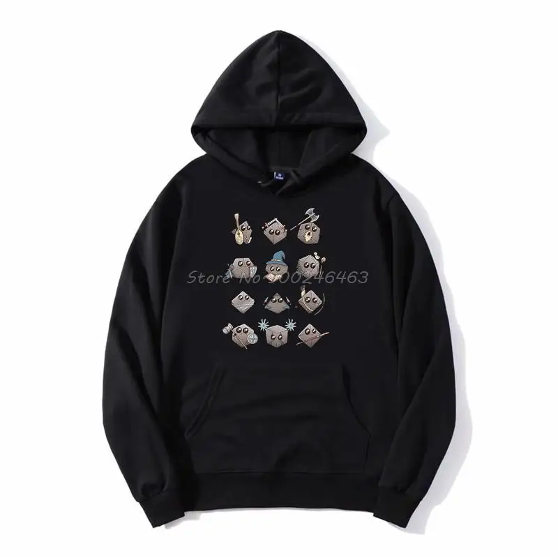 Männer Hoodie Kawaii DnD Klassen Unisex Männer Fleece Hoodies Mit Kapuze Sweatshirt Harajuku Streetwear