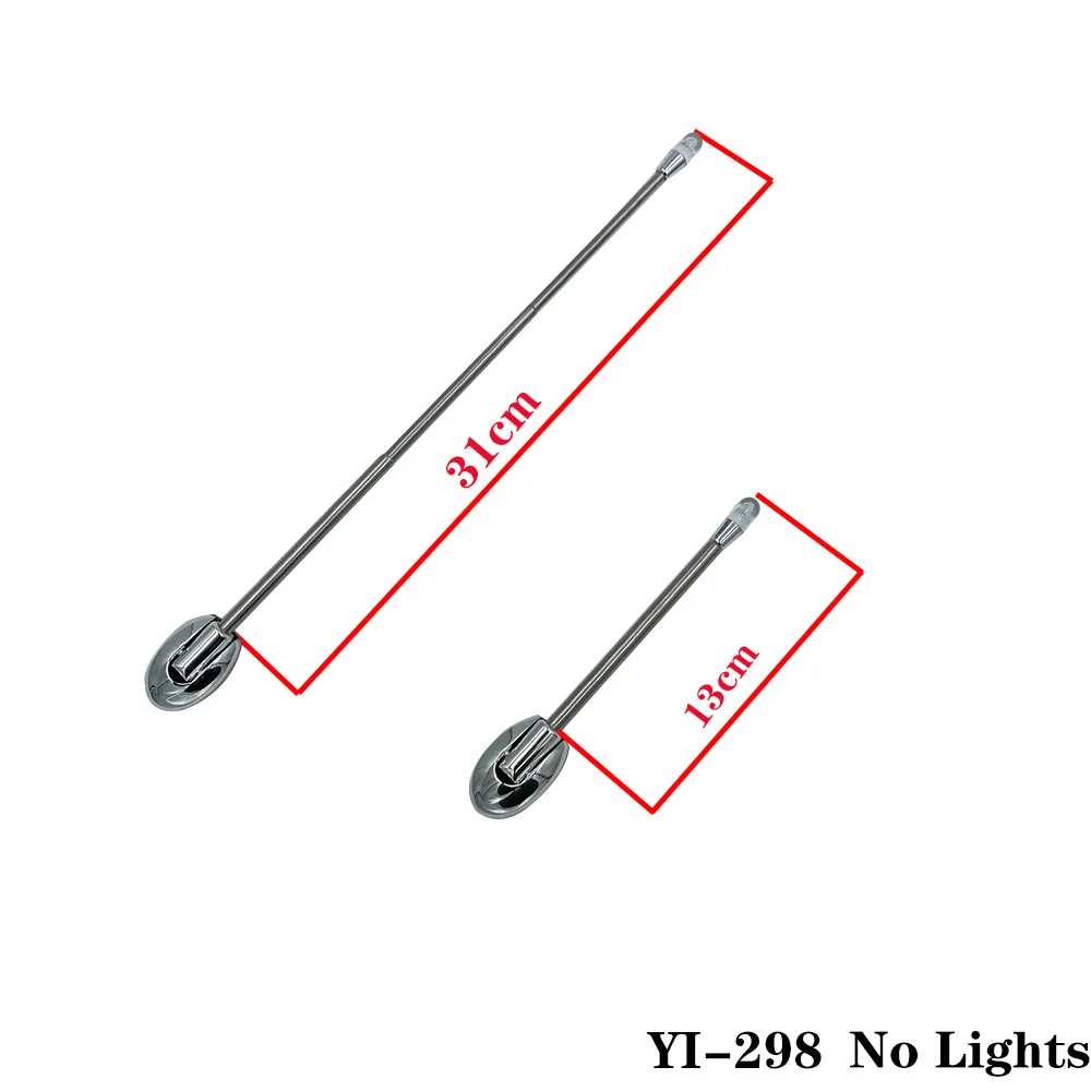 Car Modified Telescopic Antenna with Lighted Anti-collision Indicator Installed Anywhere On the Body