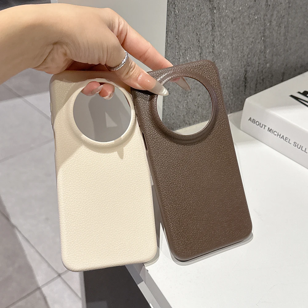 Leather Texture Silicone Soft Case - Candy Color Matte Ultra Thin Shell