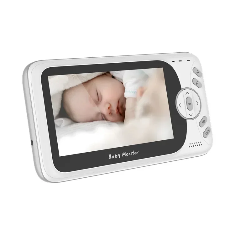 4.3 Inch Wireless Video Baby Monitor With Remote Pan Tilt Camera Two Way  Intercom Auto Night Vision Kids Security Surveillance