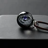 BOEYCJR Universe Glass Bead Planets Pendant Necklace Galaxy Rope Chain Solar System Design Necklace for Women Christams Gift 4