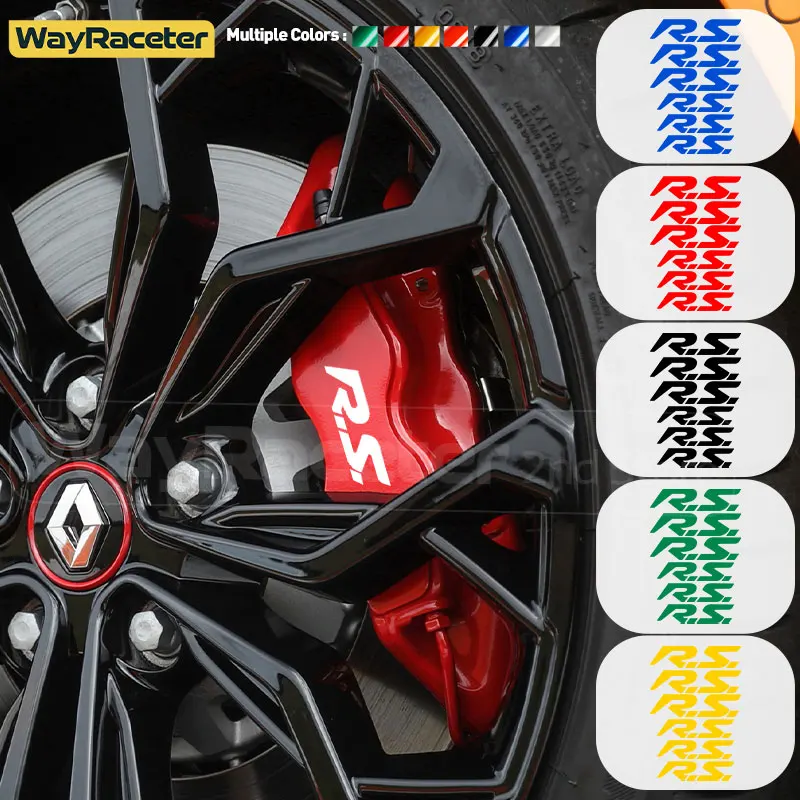 Наклейка на тормозной суппорт автомобиля, 6 шт.