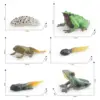 Frog Growth Cycle Realistic Cake Toppers Biology Model Teaching Tools Birthday Gifts Animal Life Growth Cycle Figure Educational 5