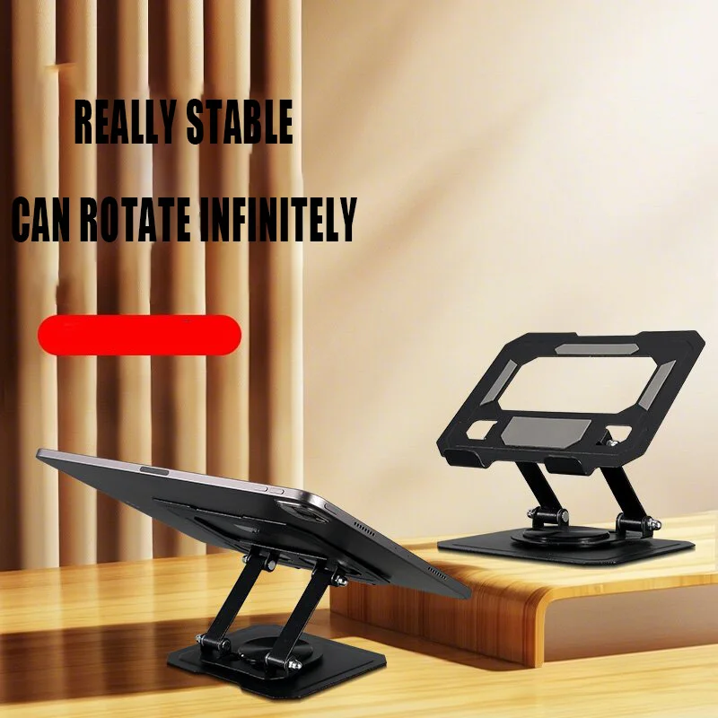 360 °   회전식 태블릿 스탠드 조절 가능한 접이식 데스크탑 스탠드 홀더 4개와 호환 가능