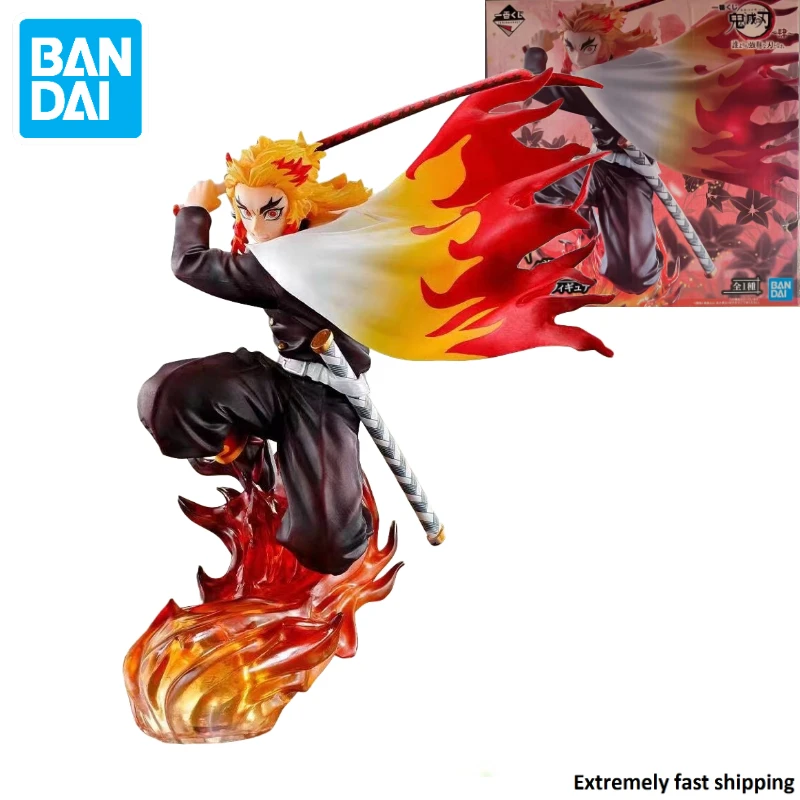 

Оригинальная Bandai Ichibankuji, убийца демонов, станьте клинком сильнее всех других, фигурка Rengoku Kyoujurou, аниме модель