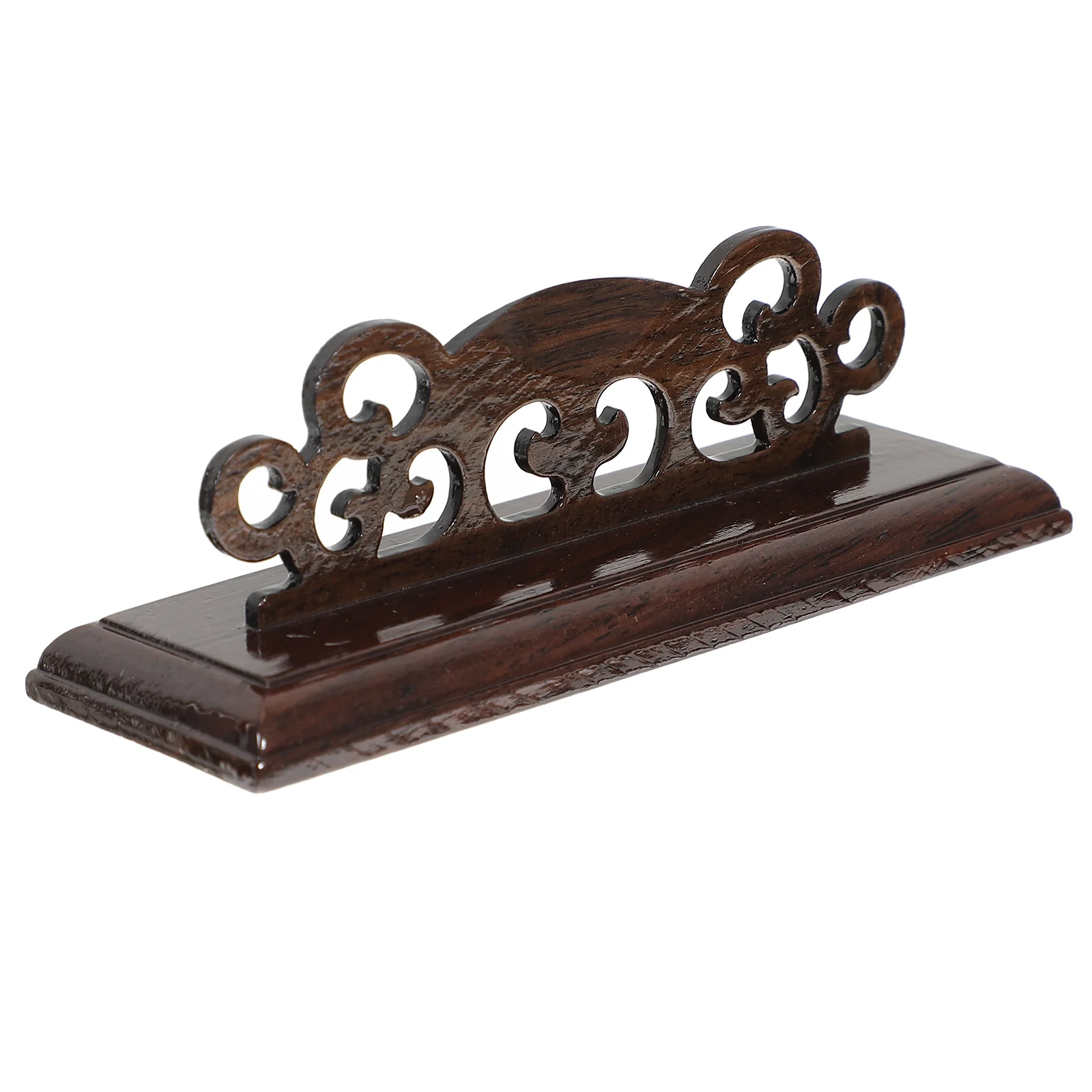 

Fan Display Stand Home Accents Decor Holder Stands Wooden Rack Plastic Traditional Fans Bracket Chinese