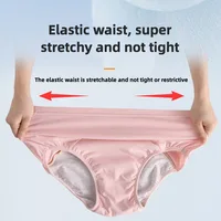 Slip d'incontinence respirant unisexe, ensemble de culottes, sous-vêtements anti-fuite pour femmes, culotte grande taille, Lingerie pour femmes 6