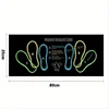 35X80cm Two-Color Squat Mat Suitable For Home Gym Living Room And Bedroom Use Anti-Slip Pad Set Durable Training Mats 6