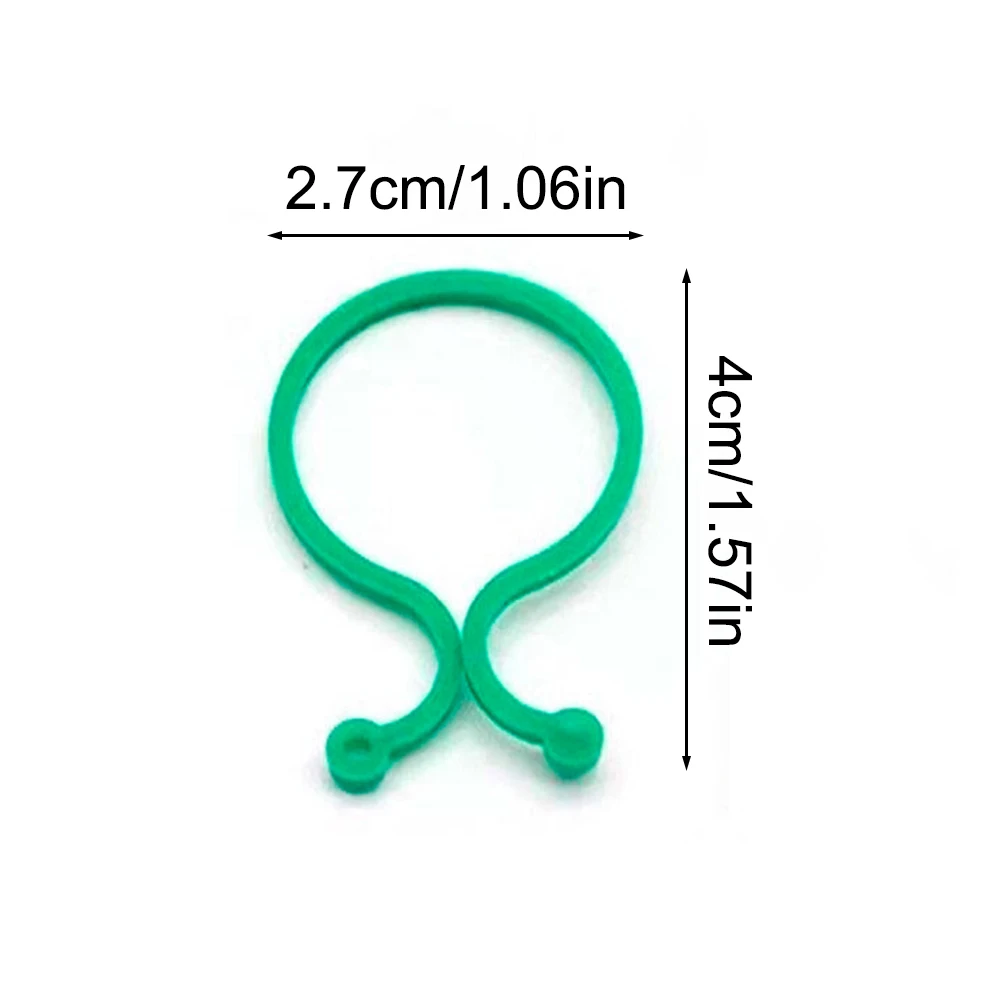 Plant Ties 50/100PCS Horticulture 8 Figure-Eight Buckle Plastic Plant Binding Fixed Cable Tie Multi-Functional Fixed Clamp Hoist Ring