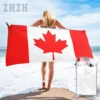 More Design Canada Flag Emblem Bath Towel Quick dry Microfiber Absorbing Soft Water Breathable Beach Swimming Bathroom 2
