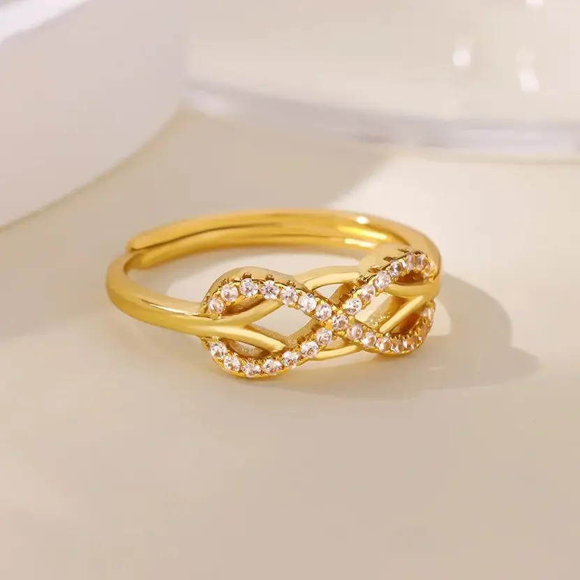 Infinite Adjustable Ring Stainless Steel Women