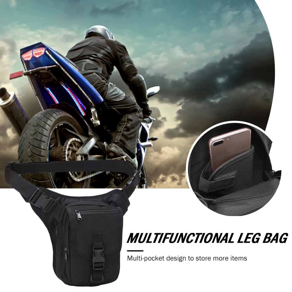 Tactical Bag Kit Molle EDC Pouch Belt Waist Pack Oxford Cloth Portable