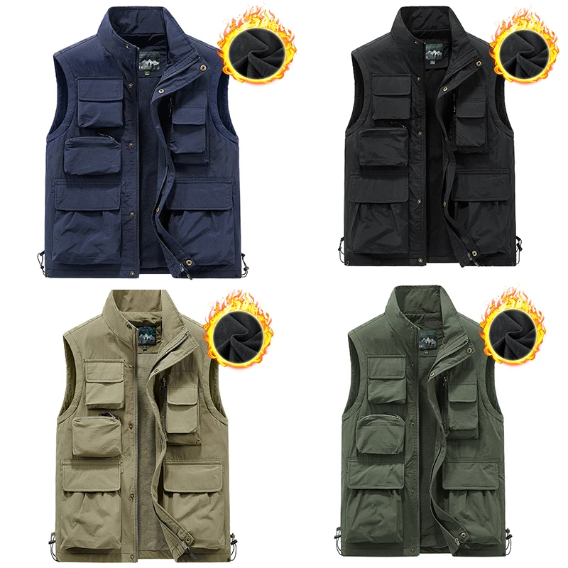 Outdoor Hiking Camping Sports Sleeveless Vest Windproof and Breathable Men's Versatile