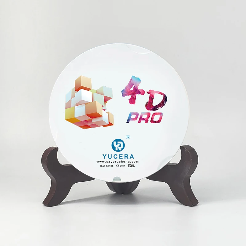 

Yucera 4D Pro Multilayer Zirconia Disc 98*18mm Color Dental Milling For Dental Lab Materials