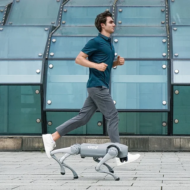Unit*e Go2 Voice AI large model electronic embodied intelligence accompanied by bionic companion robot four-legged robot dog 6