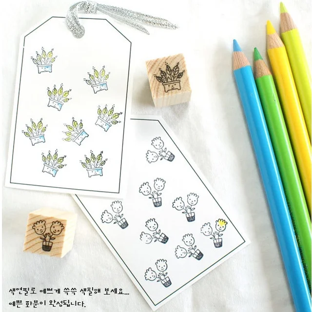 귀여운 고양이 데일리 우드 씰 싱글 고양이 다이어리 사진 앨범 DIY 장식 재료 스탬프 모듬 스탬프 선물 우드 스탬프 학교용
