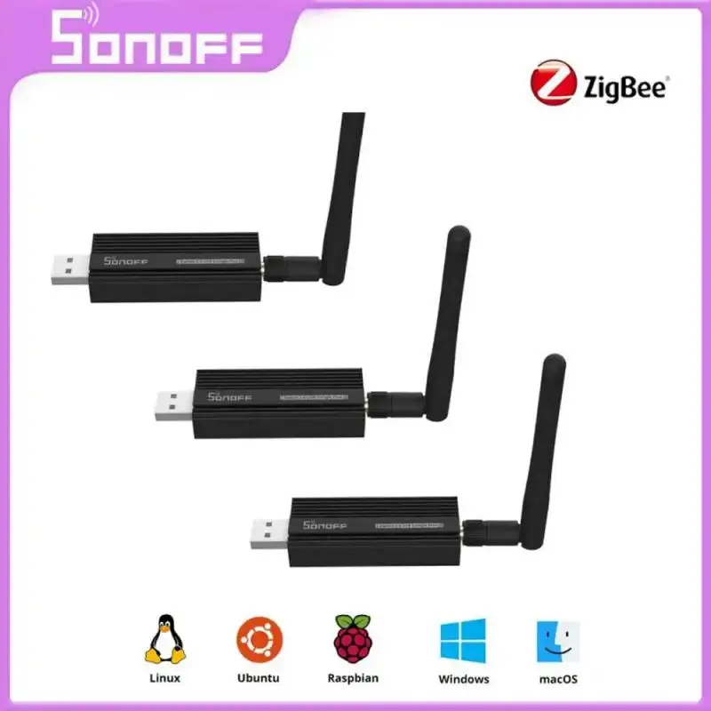 

SONOFF ZB Dongle-E USB Dongle Plus ZigBee Беспроводной анализатор шлюза Zigbee ZHA Zigbee2MQTT с предварительной вспышкой как фотография