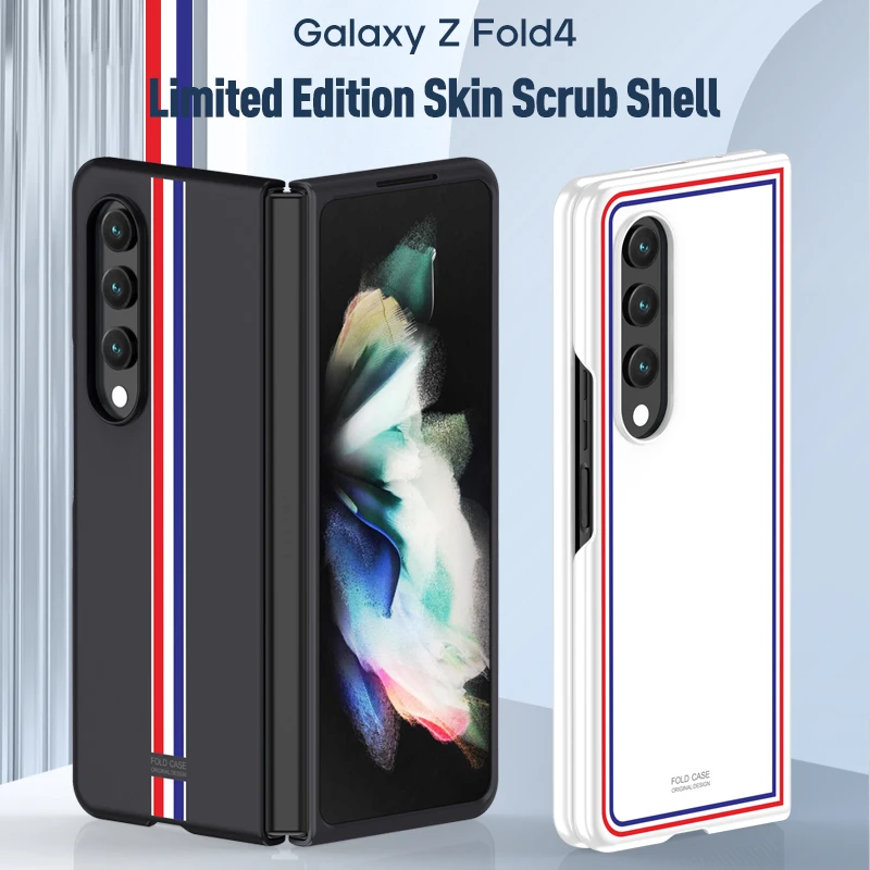 Custodia Classica A Righe Per Samsung Z Fold 4 Custodia Skinfeel Smerigliata Per Samsung Galaxy Z Fold 4 Fold3 Cover Posteriore Rigida Antiurto