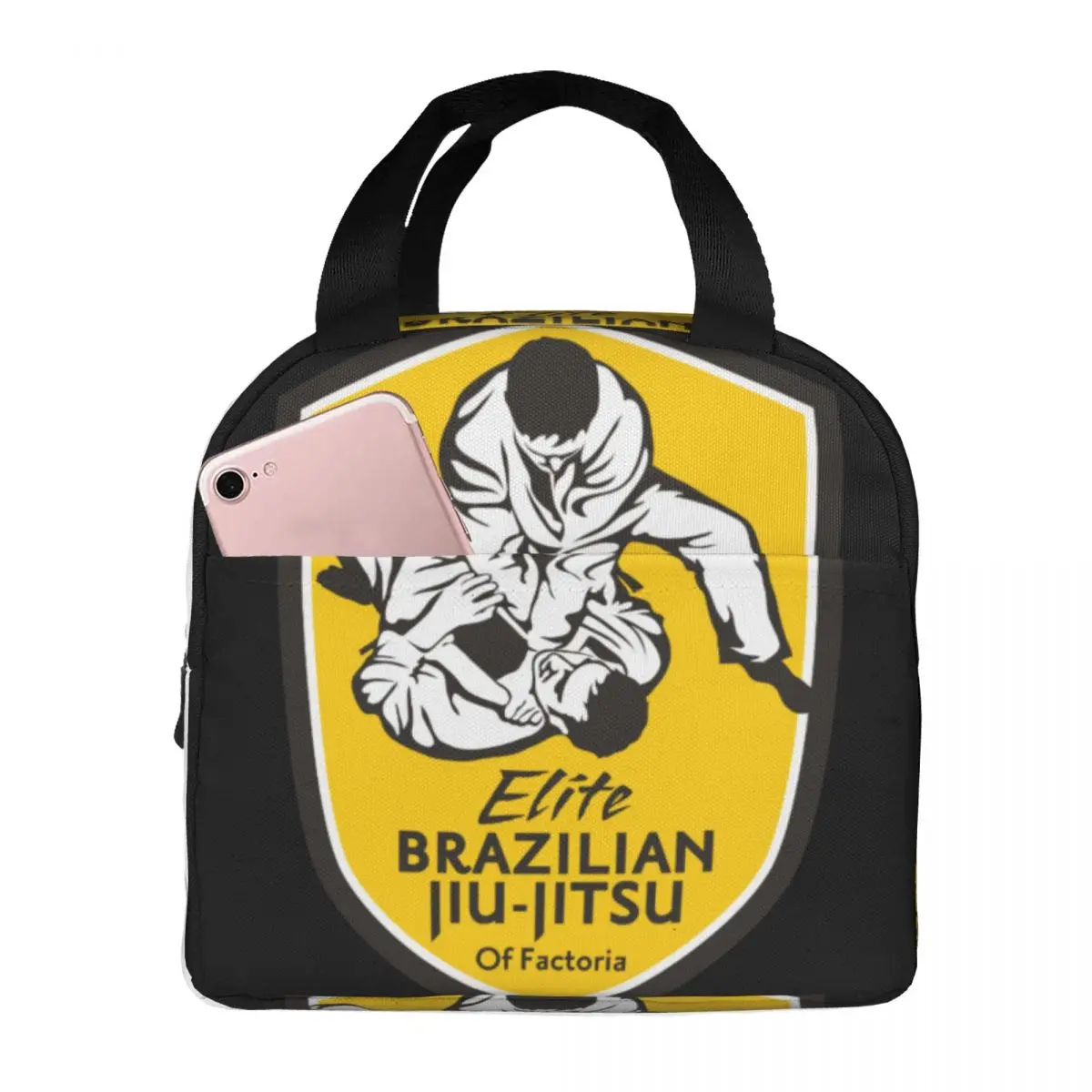 

MANTO Brazilian Jiu Jitsu Martial Art Lunch Bag Unisex Portable Cooler Thermal Insulated Lunch Box Picnic Storage Food Bento Box