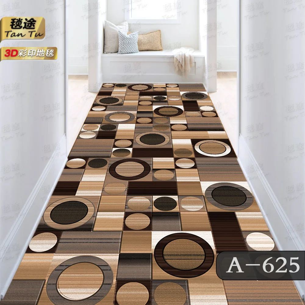 

Nordic Corridor Carpet Runner Customizable Tailorable Porch Floor Mat Aisle Stair Carpet Anti-skid Pad Hotel Hallway Floor Rug